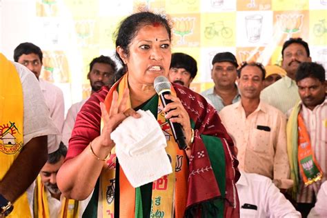 BJP's Purandeswari clarifies that NDA manifesto represents TDP and ...