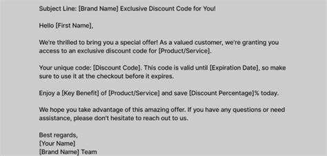 Image result for Discount Code Email Template
