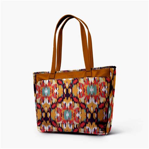 Vintage Executive Tote Bag with Laptop Compartments - Carryall in Trad
