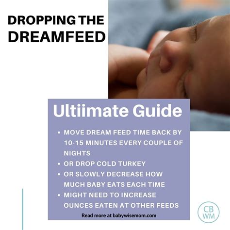Dropping the DREAM FEED Ultimate Guide - Babywise Mom