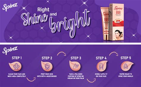 Spinz BB Brightening & Beauty Fairness Cream, Gives 2X Instant Glow ...
