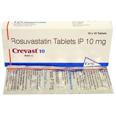 Crevast 10 Tablet | Uses, Side Effects, Price | Apollo Pharmacy