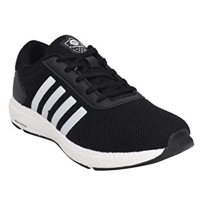 Buy CAMPUS RUNNING SHOES Men's Mesh Black White Sports Shoes 8 at Amazon.in