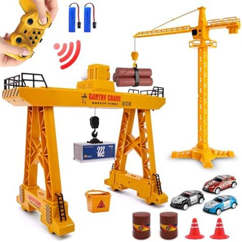 Remote Control Crane- Crane Toy with Light and AnalogSound Effects, 11 ...