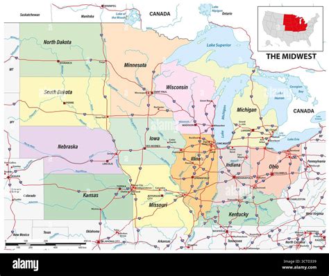 Midwest america Cut Out Stock Images & Pictures - Alamy