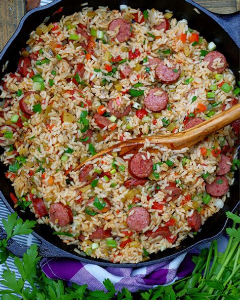 Easy Louisiana Sausage Jambalaya - Southern Discourse