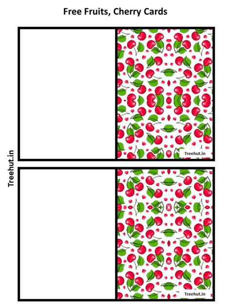 Free Fruits, Cherry Bulletin Board Decorations and Craft Printables #229