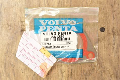 Volvo Penta 3861286 thermostat circulation pump gasket NLA 8.1 Liter ...
