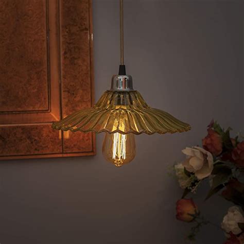 Buy Homesake®Industrial Vintage E27 Colored Glass Pendant Lampshade ...