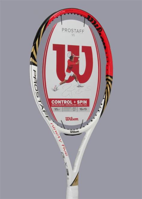 WILSON BLX Six One Pro Staff 95 Red, White, Gold, Black Unstrung Tennis ...