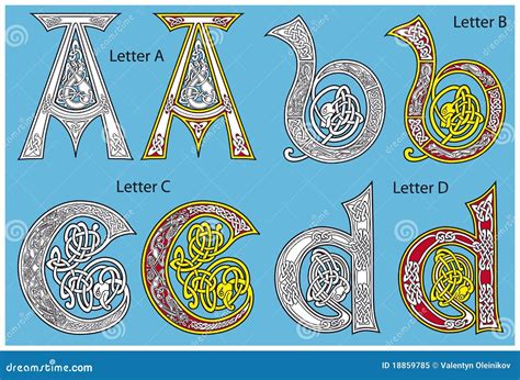 Ancient Gaelic Alphabet