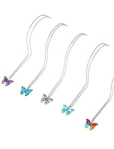 STYOLLO Cute Butterfly Pendant Necklace Jewellery For Women & Girls ...