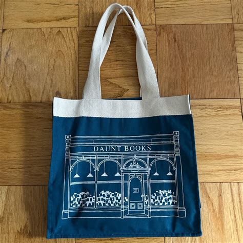 Special edition metallic print daunt books canvas bag