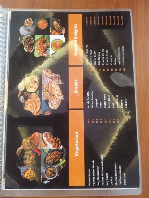 Menu at Ramar Resto, Coimbatore