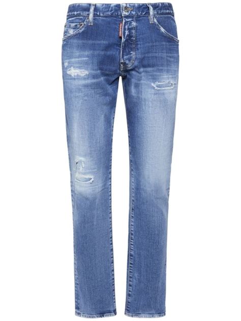 Cool guy stretch cotton denim jeans - Dsquared2 - Men | Luisaviaroma