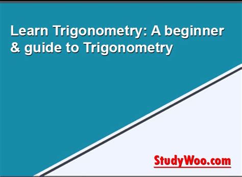 Tutorial Lesson On Trigonometry 的图像结果