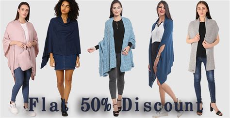 Buy Fashion Accessories Online | Stylish Shawls, Ponchos & Scarves ...