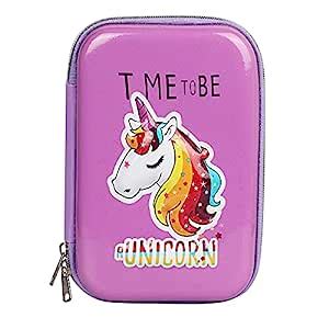 LUVVY TUFFY-3D"Time to Be A Unicorn" EVA Hard Shell Pen Pencil Pouch ...