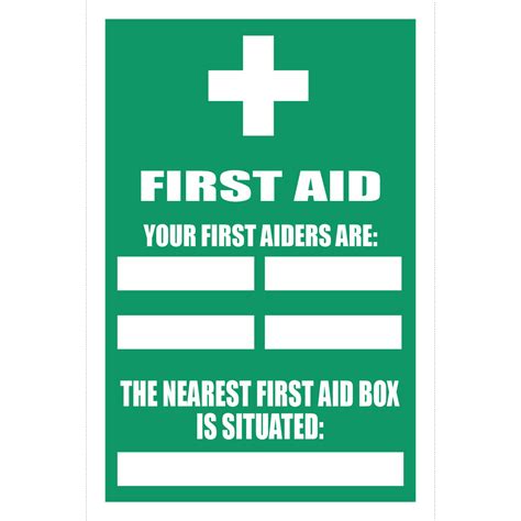 Image result for First Aid Box Sign