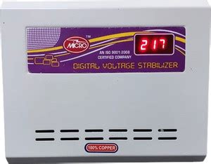 Micro 5KVA COPPER MICRO DIGITAL VOLTAGE STABILIZER FOR 2 TON INVERTOR ...