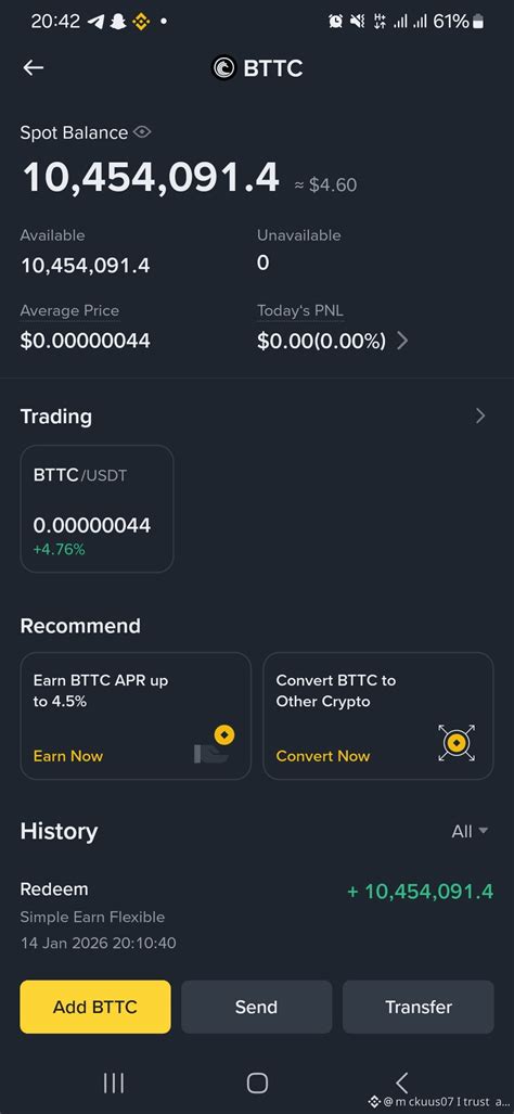 BTTC it become 1 I will millionaire isha Allah coming soo | m ckuus07 I ...