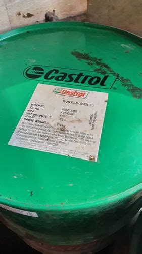 Rust Preventive Oil - CASTROL RUSTILO DWX 30 RUST PREVENTIVE OIL ...