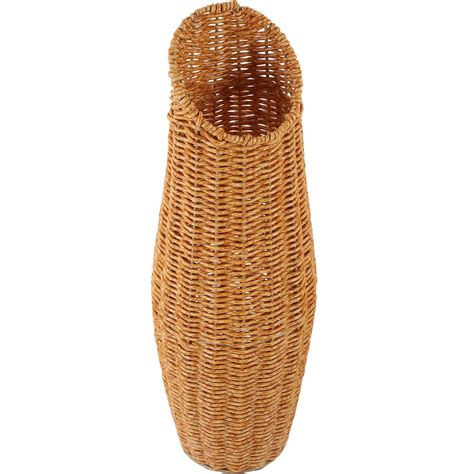 Rattan Vase Wicker Floor Vase Hand Woven Flower Vase Country Flower Va – MY