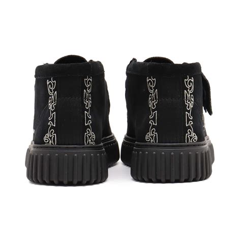 Clarks x PLEASURES TORHILL WOVEN Black Sde （クラークス トーヒルウーブン-ブラック ...