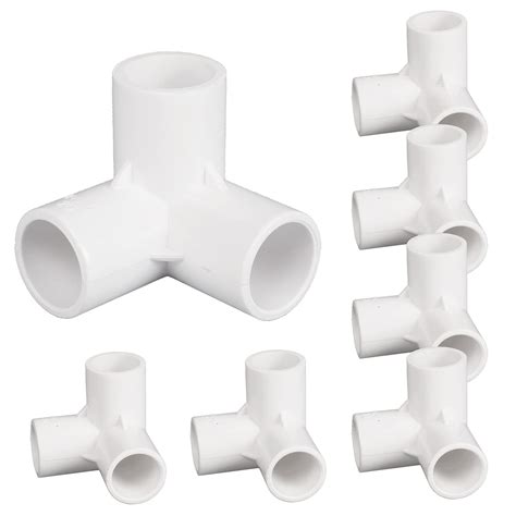 Buy 3-Way Elbow PVC Fittings, 20PCS Heavy Duty PVC Pipe Fitting ...