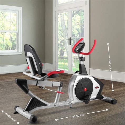 SRB-35 Heavy Duty Magnetic Recumbent Exercise Bike Unisex Adult