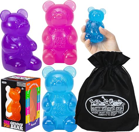 Amazon.com: Schylling Nee Doh Gummy Bear...Groovy, Squishy, Squeezy ...