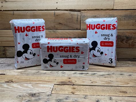 Lot - Lot of three Huggies Size 3 Diapers