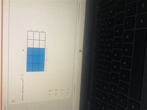 Use the model below to find 3/5 divided by 2/3 - brainly.com
