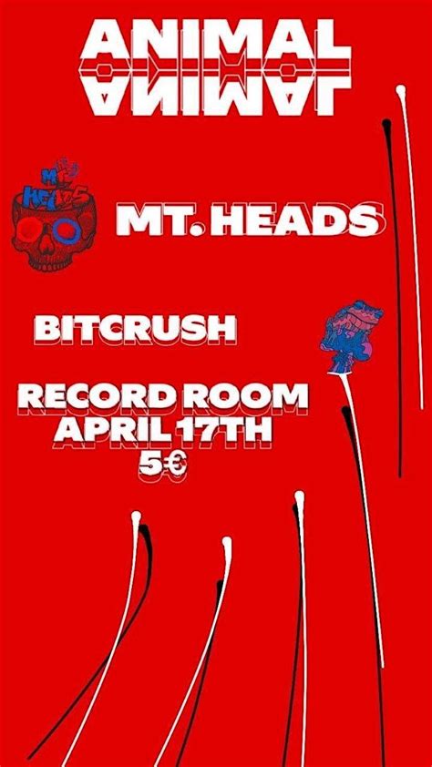 Animal Animal, Record Room, Limerick, 17 April 2025 | AllEvents