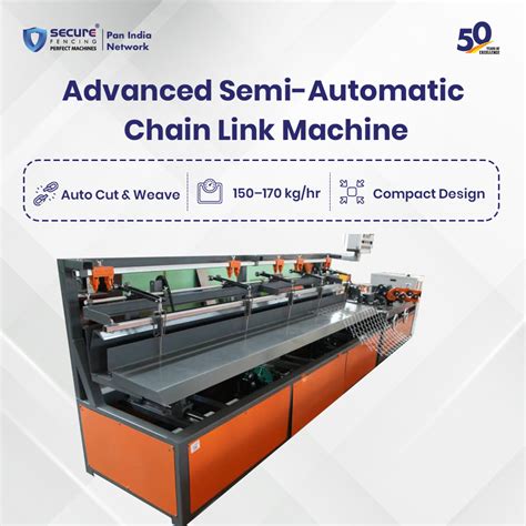 Advanced Semi-Auto Chain Link Machine | Automatic Weaving – Secure Fencing