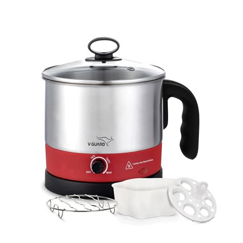 V-Guard VKM12 1.2 Litre Multipurpose Electric Kettle | 600 W | Kettle ...