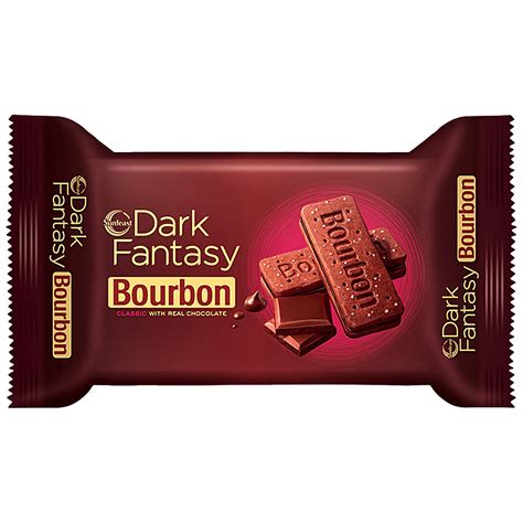 Sunfeast Dark Fantasy Bourbon Chocolate Cream Biscuits, 60 G
