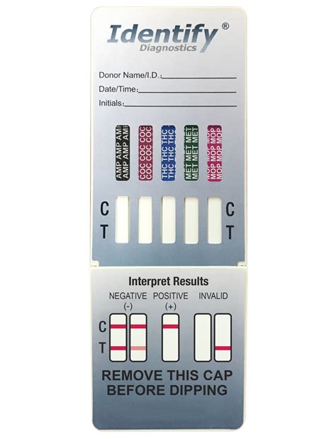 5 Panel Drug Test Cup Identify Diagnostics | Drug Testing Kits CLIA Waived