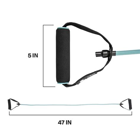 Skelcore Skelcore Resistance Tube with Handle, Light at Lowes.com