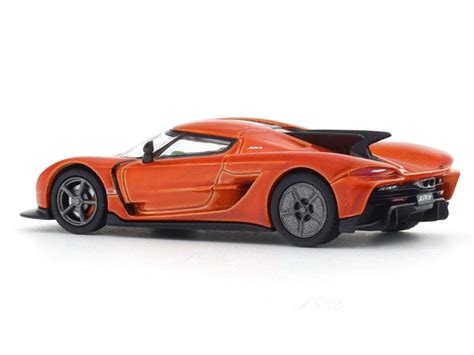 Koenigsegg Jesko orange 1:64 PosterCars licensed diecast scale model ...
