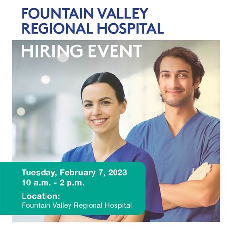 Fountain Valley Regional Hospital Hiring Event | Elmer Galvez