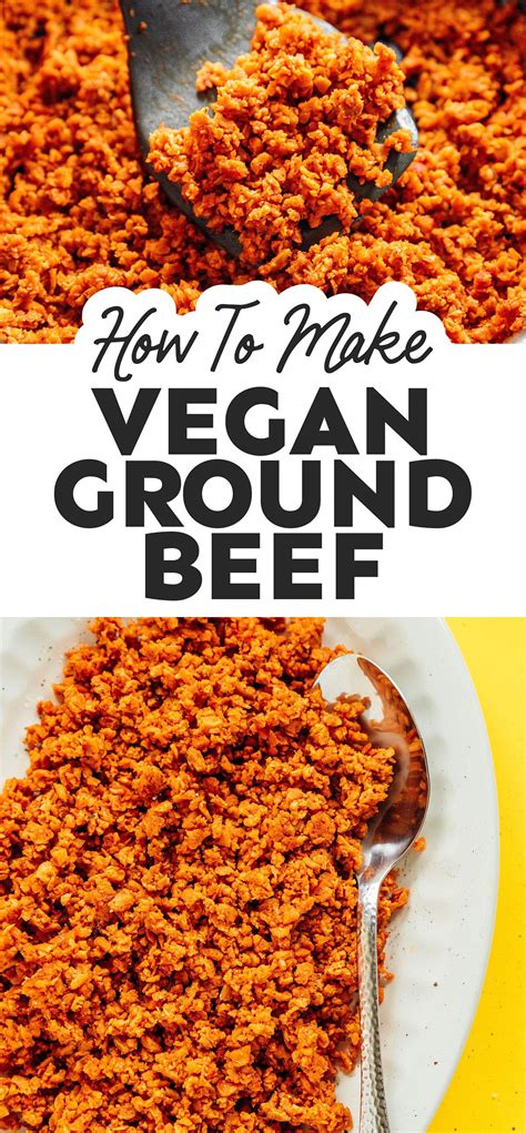 EASIEST Vegan Beef Crumbles (Step-By-Step) | Live Eat Learn