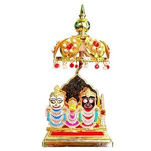 Buy Metallic Idol of Lord Jagannath Balabhadra Subhadra for Home Temple ...
