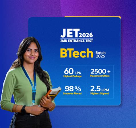 JET - All INDIA Entrance Exam for admission to JAIN (Deemed-to-be ...
