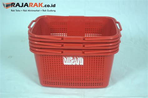 KERANJANG PLASTIK JINJING MIRANI | Keranjang Belanja Toko Minimarket ...