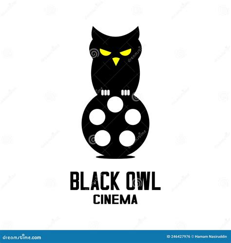 Film and owl logos stock vector. Illustration of wildlife - 246427976