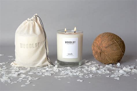 Our Eco-Friendly Coconut Wax Candles come in a 100% Reusable Cotton ...