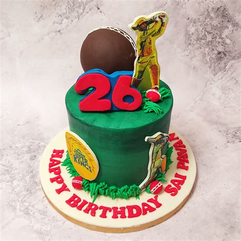 Dhoni Cake | Dhoni Cricket Cake | Cricket Theme Cake – Liliyum ...