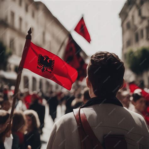 Premium AI Image | Albanian Independence Day wallpaper