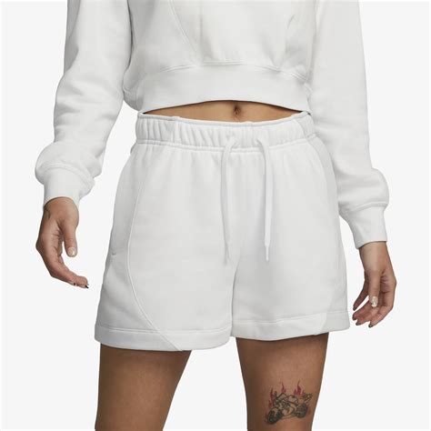 Buy NIKE WMN'S MID-RISE FLEECE SHORTS'SUMMIT WHITE/PHOTON DUST/SUMMIT ...